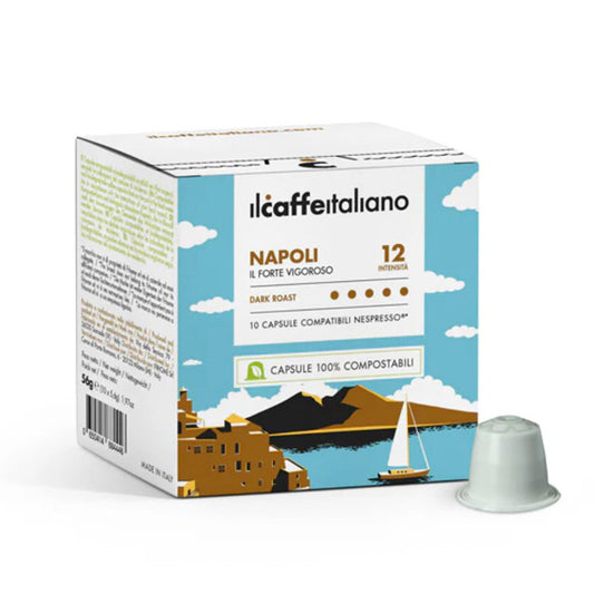 Cápsulas Nespresso Napoli Compostable